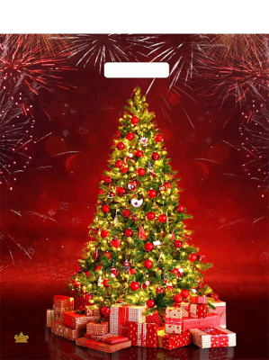 Пакет Елочное сияние-пакет вырубной 450*380*60см (50/500)