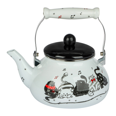 Чайник эмалированный 2,5л, индукция VETTA Хвостатые друзья (1/12) 