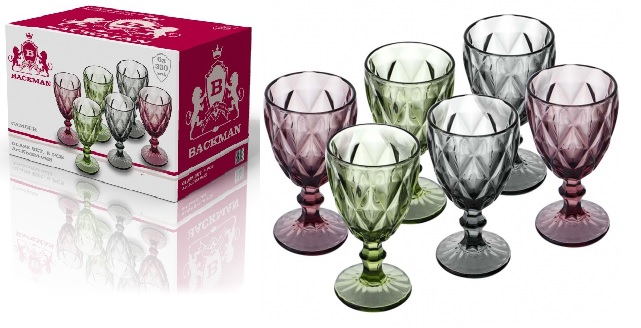 Набор стаканов 6 предметов - 330 мл стекло (4)
