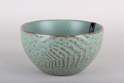 Салатник 15,5см 800мл Fern deco (фарф.) (6/36)