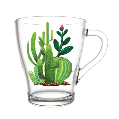 Кружка для чая 250мл "Саванна" (стекло) (20)