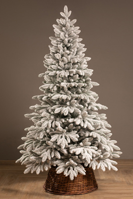 Ель искусственная 1,5м Донская заснеженная (подставка пластик) (1)