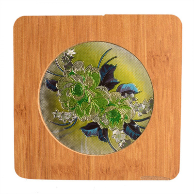 Подставка п/горяч. (дерево) d=15см (1/300)