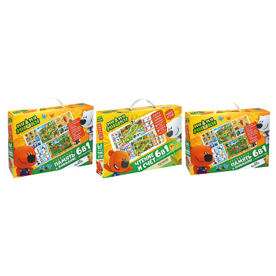 Обучающий набор 6в1, 32x6x23см, 3 диз МиМиМишки (6/6)