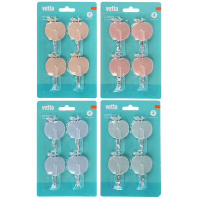 Набор крючков 4шт ВЕСЕЛЫЙ РОДЖЕР самокл. (блистер) (1/10/160)