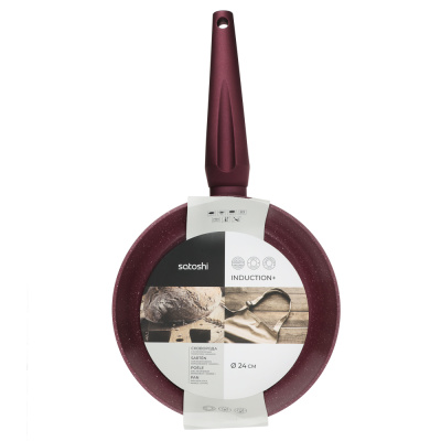 Сковорода литая d24см, антипр. покрытие, инд., мрамор SATOSHI Гранд (1/6)