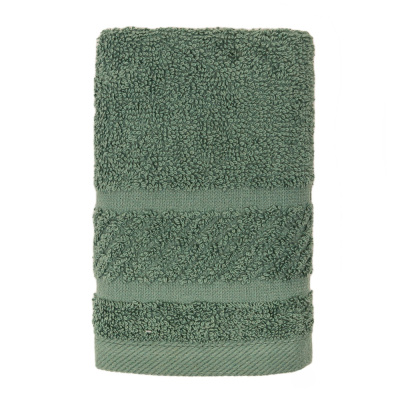 Полотенце махровое, 100% хлопок, 30х50см, Виана зеленый PROVANCE (8/200)
