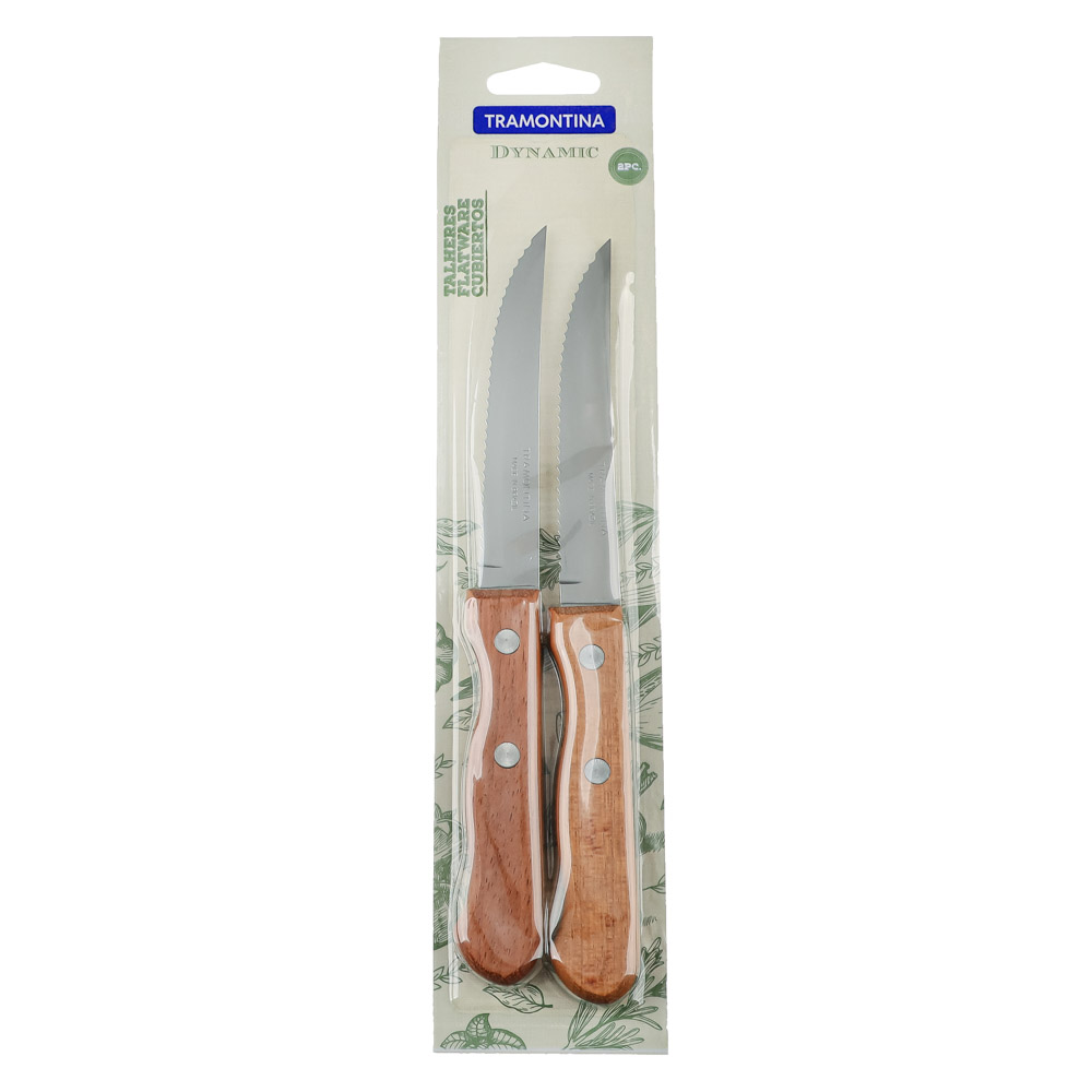 Нож для мяса 10см, блистер, цена за 2шт., 22311/204 Tramontina Dynamic (6/30)