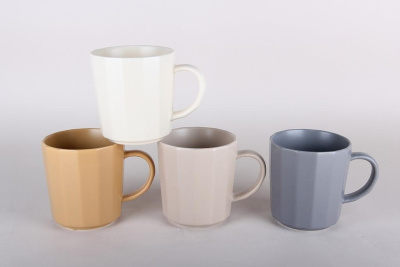 Кружка 370мл микс (фарф) (12/48)