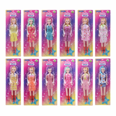 Кукла модельная, PVC, 11х35х4см, 4 диз ИГРОЛЕНД (1/4/240)