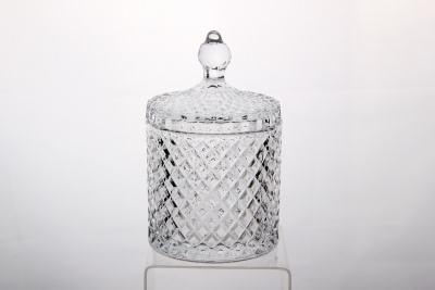 Ваза сервировочная 10,5*17см с/кр (стекло) (1/24)