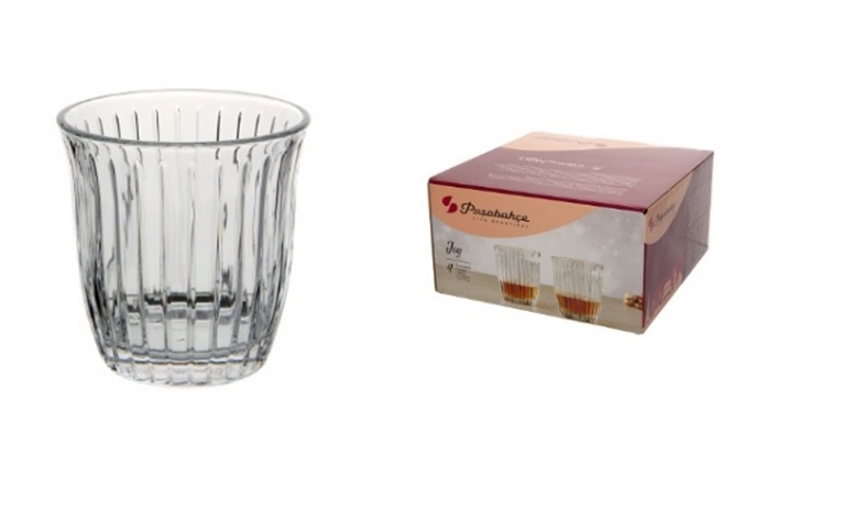 Набор стаканов 4пр Джой 280мл стекло п/у (1/6)