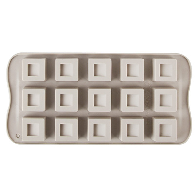 Форма для льда и шоколада  21х10,5х1,5см "Куб" (силикон)(без упаковки)(10/10)