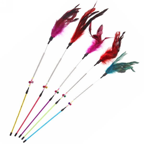 Игрушка-дразнилка для кошки на палочке "Пушок" 60см(1/1)