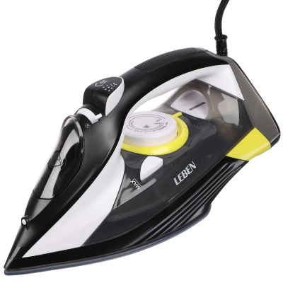 Утюг с отпаривателем, 2200 Вт, подошва - керам. покрытие, отчистка, бак 300 мл LEBEN (1/8)