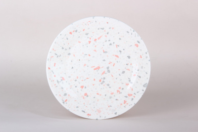 Тарелка 20см "Marble" десертная фарф.(12/60)