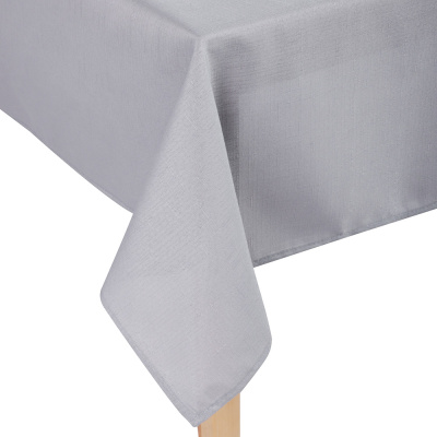 Скатерть текстильная лён с водоотт. проп., 110х140см, Бейкери 100% пэ, серый PROVANCE (4/24)