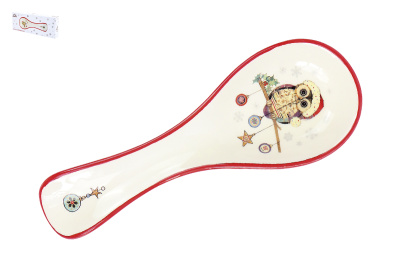 "Owl Christmas" Ложка подстановочная п/у керам.(1/72)