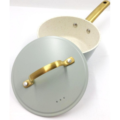 Ковш 1.2 л VALENTINA внутр.3х слой.мрам.а/п,снаружи жаропр.покр.ручка нжс (6)