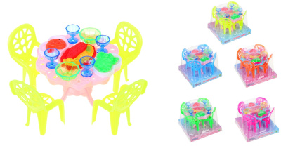 Набор мебели и посуды для кукол, пластик, 13,5х11х10см, 967 ИГРОЛЕНД (1/72/144)