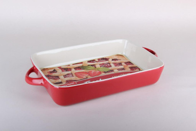 Форма для запекания 38х21х6см п/уп (фарф.) (6/6)