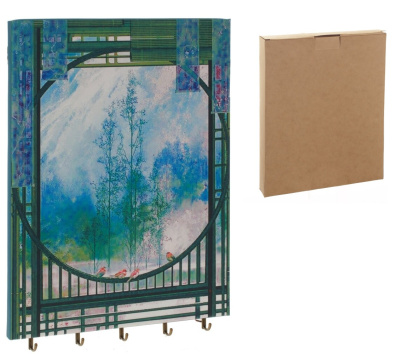 Ключница L30 W2 H42см (дерево,металл) (1/24)