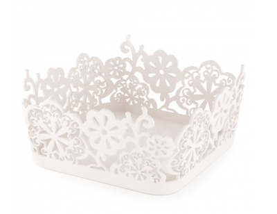 Сухарница "Соната" (белый) пласт.(1/30)