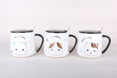 Кружка 420мл для заваривания МИКС (4диз) керамика (60)