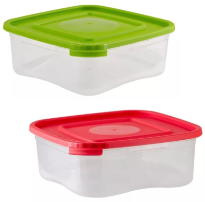 Контейнер "Каскад" (квадр) 0,7л пластик(64)