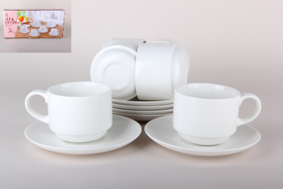 Набор чайный 12пр 220мл фарфор(1/12)