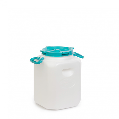 Канистра-бочка  30л (диам. горл 215мм) навес. ручки пласт.(1/4)