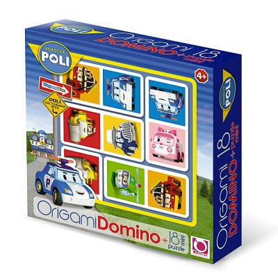Наст.игра.Домино+пазл.18Эл, 18x5x18см Робокар Поли (8/8)