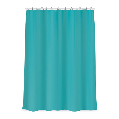 Шторка д/ванной, ПЕВА, 180x180см, с магнитами, бирюзовая VETTA (2/72)