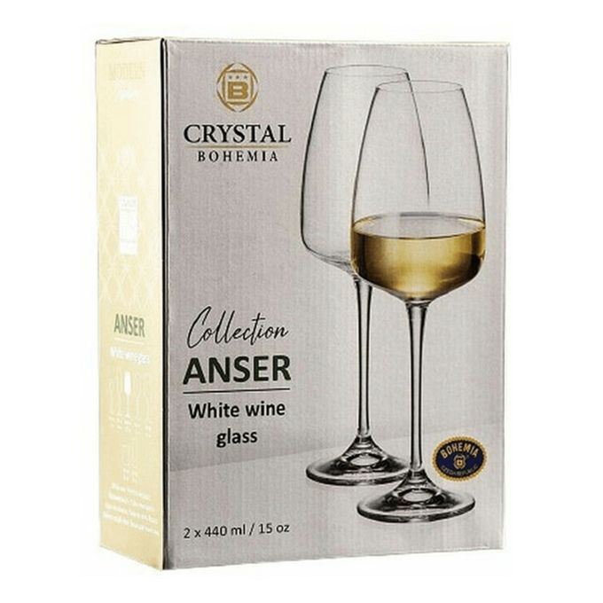 Рюмка для белого вина "ANSER", 440 мл  (набор 2 шт.)(1/24)