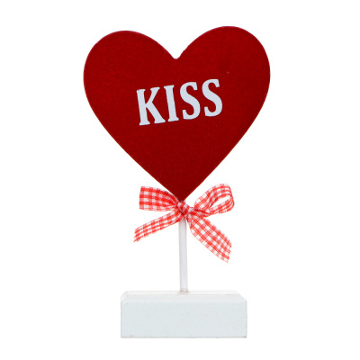 Декор в виде сердца, 9x16 см, МДФ (4/4)