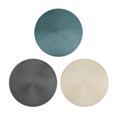 Салфетка сервировочная, d38см, "Салерно", полипропилен, 3 цв (12/120)