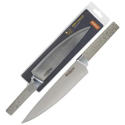 Нож поварской 20см MARMOLADA с рукояткой софт-тач (12/48)