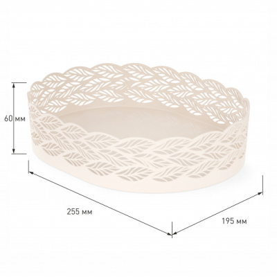 Сухарница "Эдем" (бежевый) (уп.22)