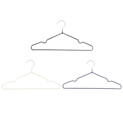 Вешалка металлическая, ПВХ покрытие, 41 см, 3цв VETTA (1/180)