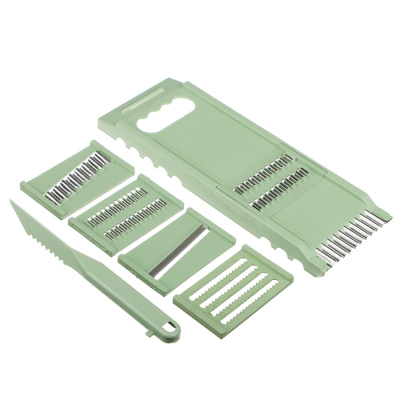 Терка многофункц. со сменными лезвиями 25х8,5х2см, 7пр (НЖС,полипр.)(1/10/110)