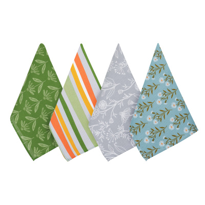 Полотенце кухонное 45*60см вафельное (4диз) (1/12/144)