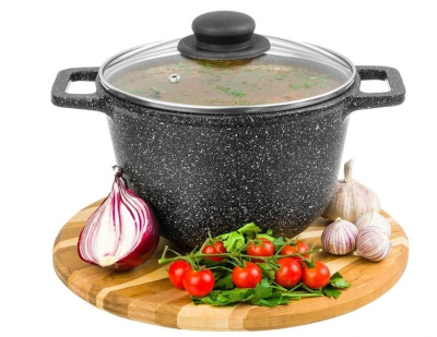 Кастрюля 2,0л ГРАНИТ МЕЧТА  ф18 алюм.(1/8)