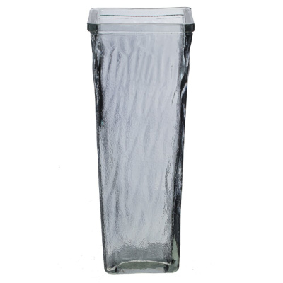 Ваза, L9,5 W9,5 H24 см(стекло)(24)