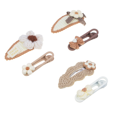 Зажимы д/волос 2шт, 6-7,5см, сплав, полиэстер, пластик, 3диз, ACS-108 ЮНИLOOK (6/6)