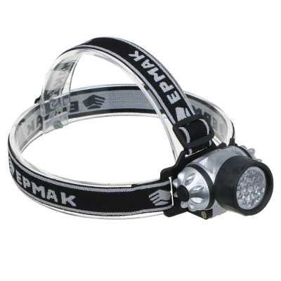 Фонарь налобный, тм ЕРМАК, 14 ярк. LED, 3xAAA, 6х4,2 см (1/1)