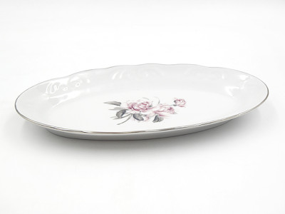 Селедочница 250 мм ф.548 "Надежда" Комплимент фарф.(15)