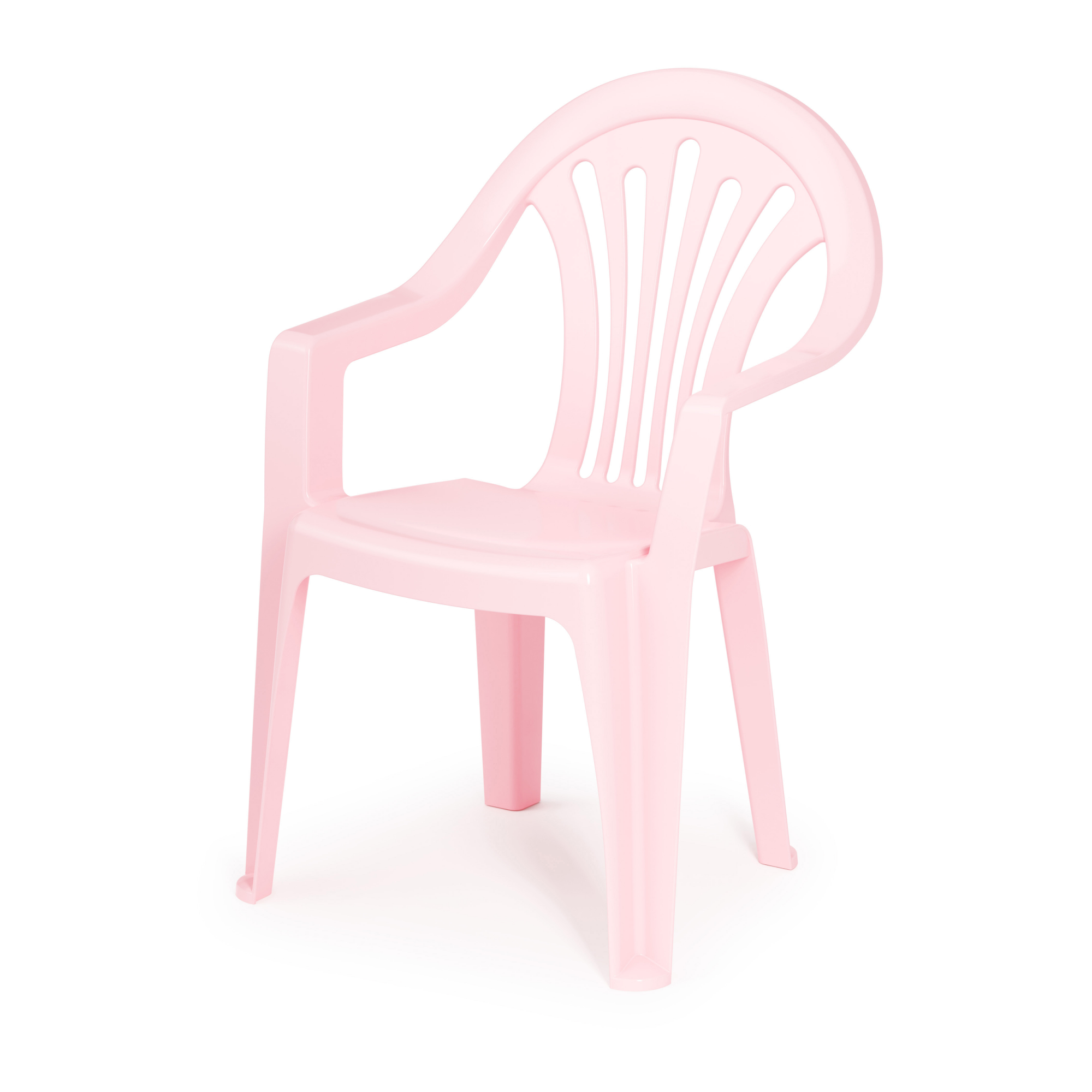 Кресло детское (розовое) пласт. (5)