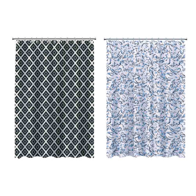 Штора д/ванной 180*200см VETTA ПЕВА "Абстракция" (2диз) (12/72)