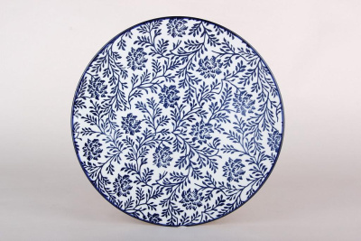 Navy bloom Тарелка 26,5см обеденная (фарф.)  (6/36)
