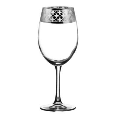 Набор 2 бокалов д/вина 445мл с узором "Калейдоскоп" п/у (1/12)